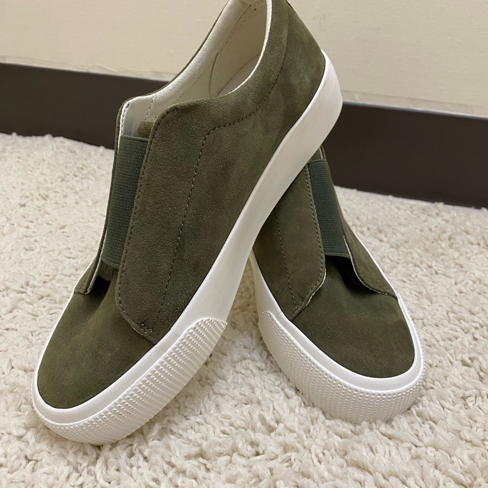 Ralph Lauren Olive Green Moccasins